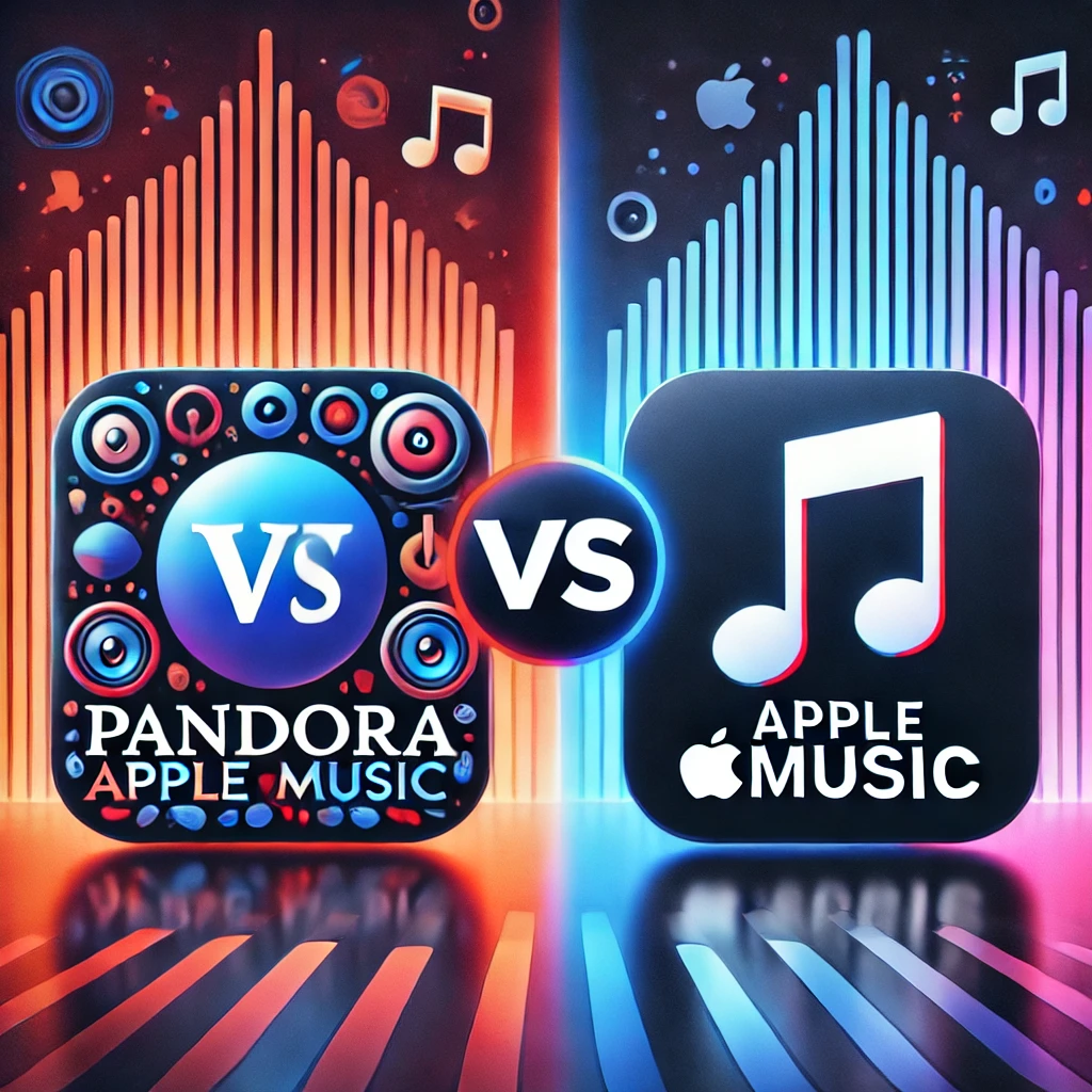 A-professional-thumbnail-comparing-Pandora-and-Apple-Music-as-music-platforms.-The-thumbnail-features-the-Pandora-logo-on-the-left-and-the-Apple-Music.webp